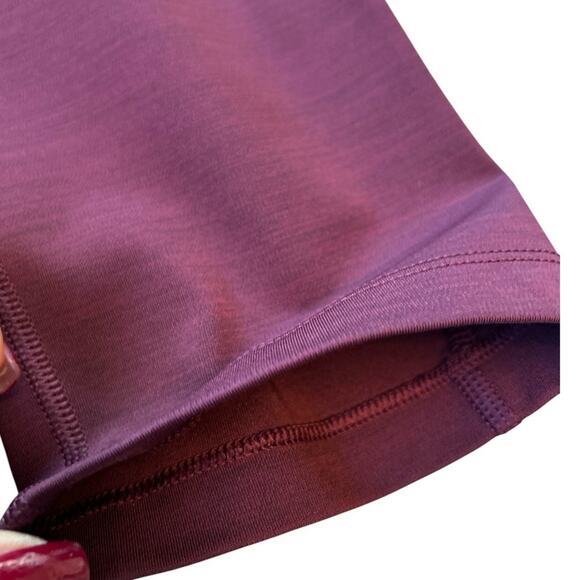 EUC Lorna Jane Wine Cropped Capri Athletic Leggings Size Small - Picture 4 of 7